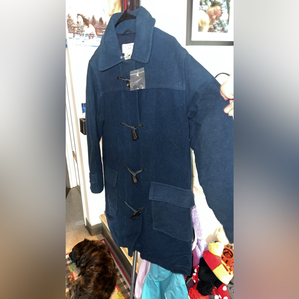 LLBean wool pea coat women’s size small